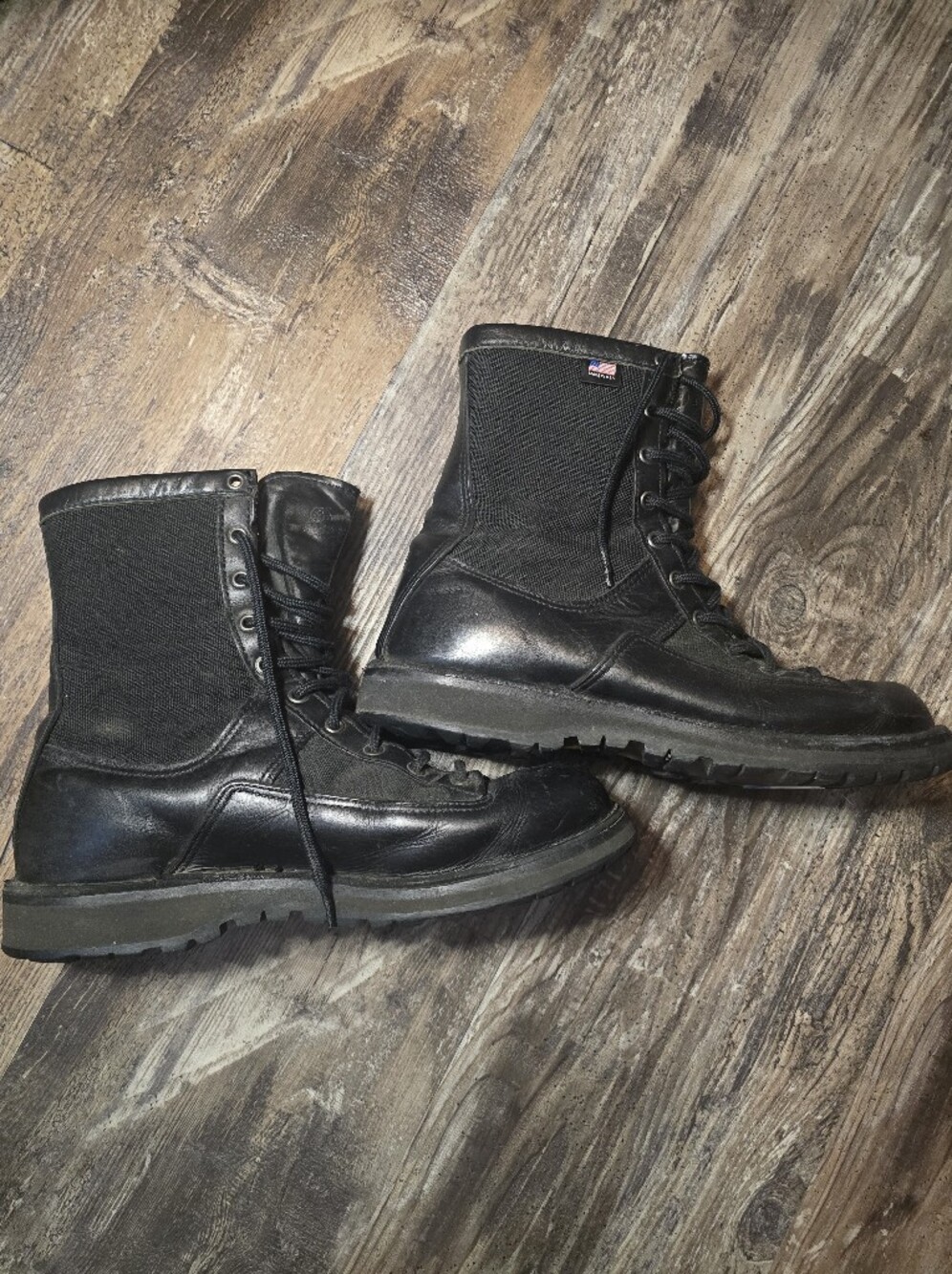 Danner Black Lace-Up Tactical Boots